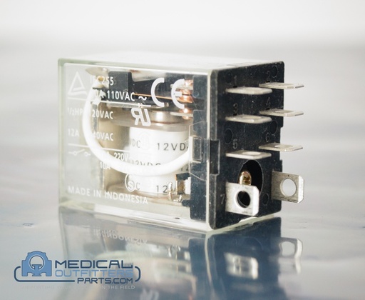 [4001645, , IEC255] Siemens MRI Symphony/Harmony Relay 12V Coil 2 Pole, PN 4001645, IEC255