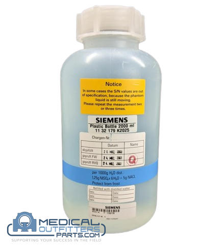 [1132179] Siemens MRI Phantom Mamma Plastic Bottle 2000Ml, PN 1132179