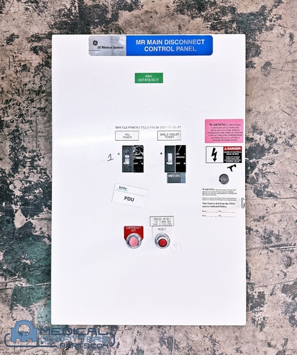[E4503AT] GE MRI Main Disconnect Panel, PN E4503AT