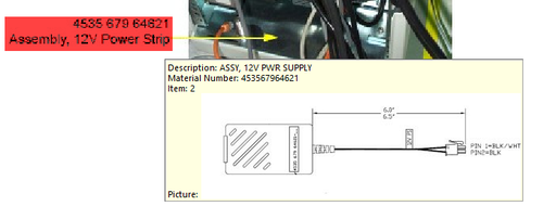 [453567964621, FWC1812F] Philips NM Gemini SVR Computer (Sun Fire V250) Power Supply 12V Assy, PN 453567964621