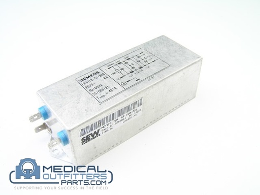 [B84113-S1-B60] Siemens Power Line Filter, 250VAC, 8A, 50/60HZ, PN B84113-S1-B60