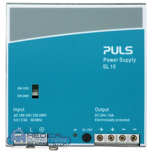 [SL10] Puls Power Supply, Input 220-240V, 6.0/2.8A, Output DC 24V, 10A, PN SL10