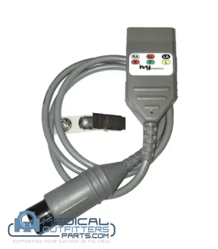 [590476, 590406] Ivy Biomedical ECG Trunk Cable, LN, 3 Lead, Universal, 10Ft, PN 590476, 590406