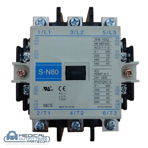[S-N80] Toshiba CT Aquilion Magnetic Contactor, PN S-N80