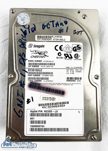 [ST39102LC] Seagate 9.1GB 10000RPM Ultra2 SCSI 80-Pin (LVD) Hot Swappable 3.5-Inch Hard Drive, PN ST39102LC