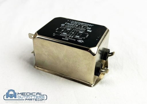 [FN2070-3-06] Schaffner Line Filter 110/250VAC 3A CHAS, PN FN2070-3-06