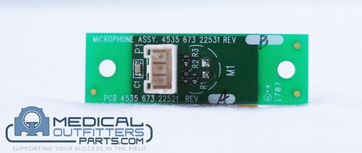 [453567322531] Philips CT Gantry Small Microphone Board, PN 453567322531