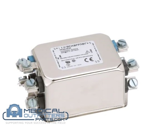 [FN355-20/03] GE CT Ligthspeed Schaffner Filter 3-Ph Neutral Line 20A Leakage 0.29 mA M4 Screw, PN FN355-20/03