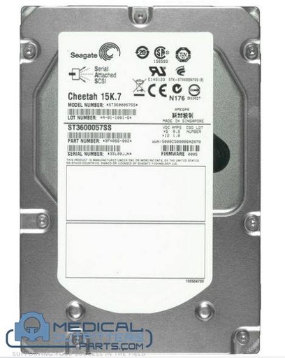 [ST3600057SS] Seagate Hard Disk Drive SATA 15K RPM 600GB 6GB/S 3.5", PN ST3600057SS
