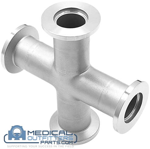[KF25NW25] Stainless Steel 4 Way Vacuum Fitting, PN KF25 NW25