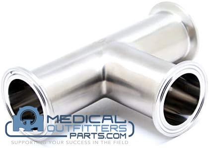 [KF-25 TRI] Tri Clamp Tee 3 Way, PN KF-25 TRI