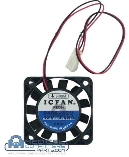 [0610-12L] Ice Fan Server Square Dc12v- 0.8A, PN 0610-12L