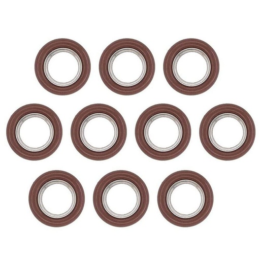 [10 PCS KF-25 NW-25 Vacuum Center Ring Made of SS304 O-ring] KF-25 NW-25 Vacuum Center Ring Made of SS304 O-ring - 10 PCS 