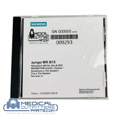 [10432955, MARK] Siemens MRI Syngo MR B15 SW, PN 10432955, MARK
