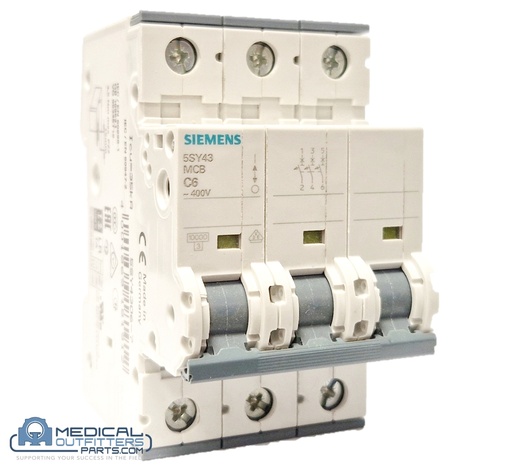 [5SY4306-7] Siemens Circuit Breaker 3 Pole 6A-480V,PN 5SY4306-7